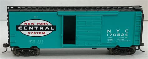 Model Power HO Scale Metal 40' Box Car New York